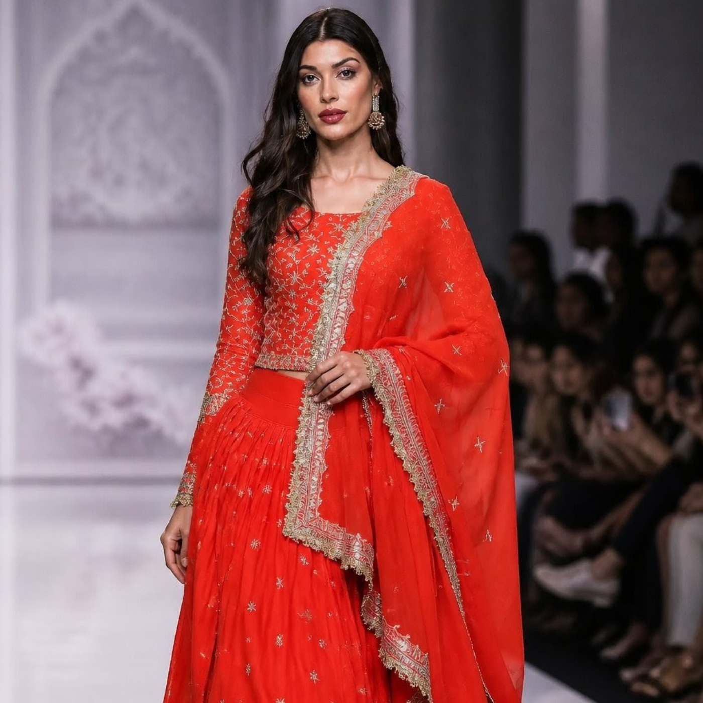 Zahrat Lehengas