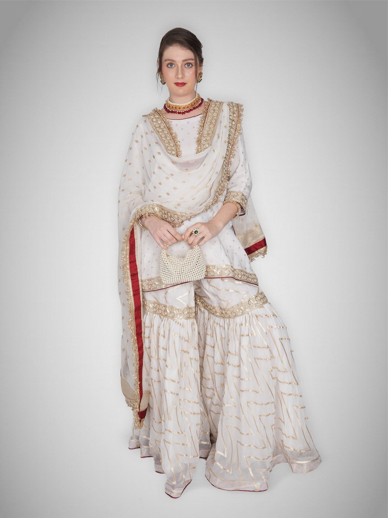 Limited Edition - Zahrat Noor - e - Taj Gharara Set - ZahratGharara