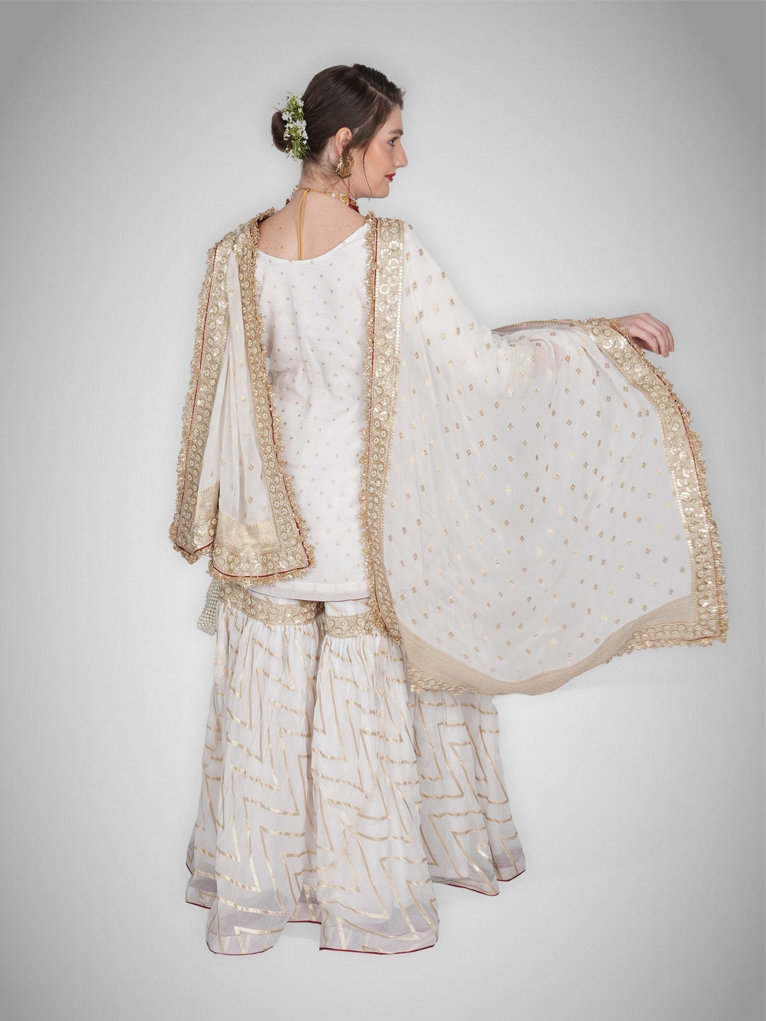 Limited Edition - Zahrat Noor - e - Taj Gharara Set - ZahratGharara