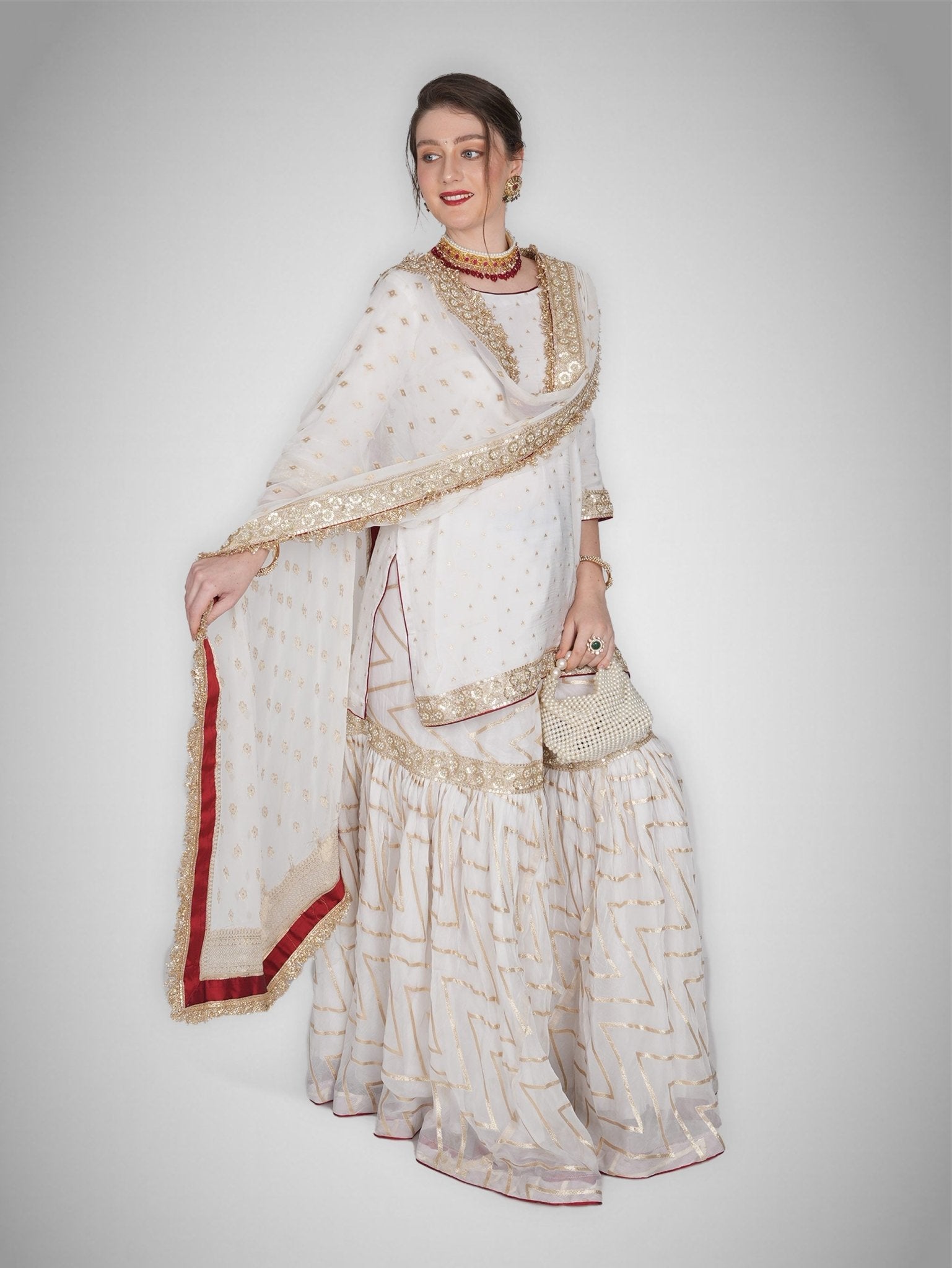 Limited Edition - Zahrat Noor - e - Taj Gharara Set - ZahratGharara