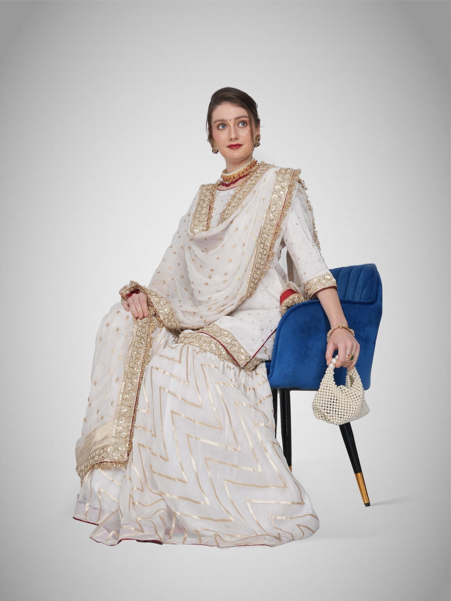 Limited Edition - Zahrat Noor - e - Taj Gharara Set - ZahratGharara