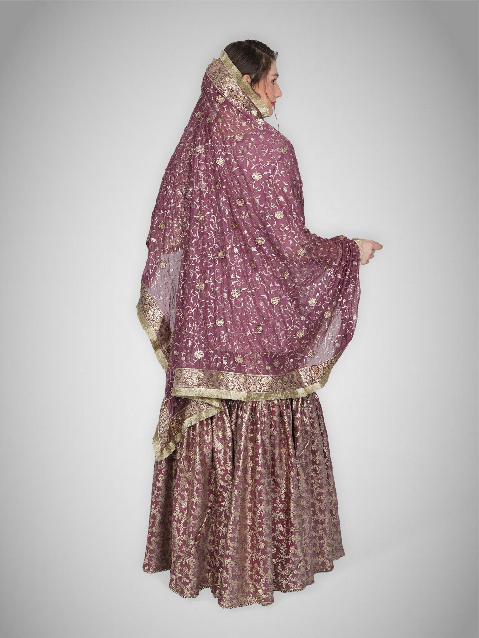 Zahrat Essence Gharara Set – Blush Pink - ZahratGharara