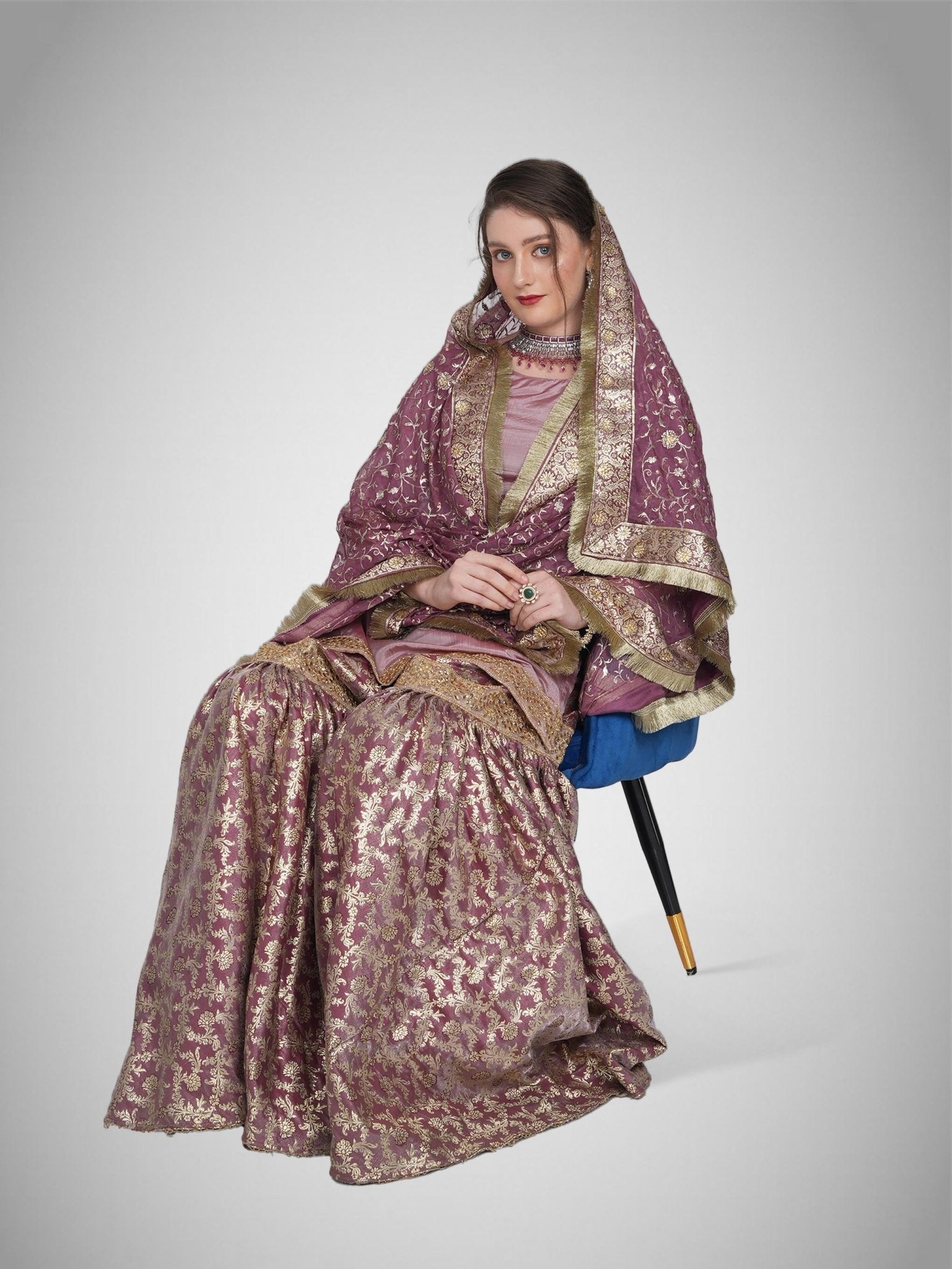 Zahrat Essence Gharara Set – Blush Pink - ZahratGharara