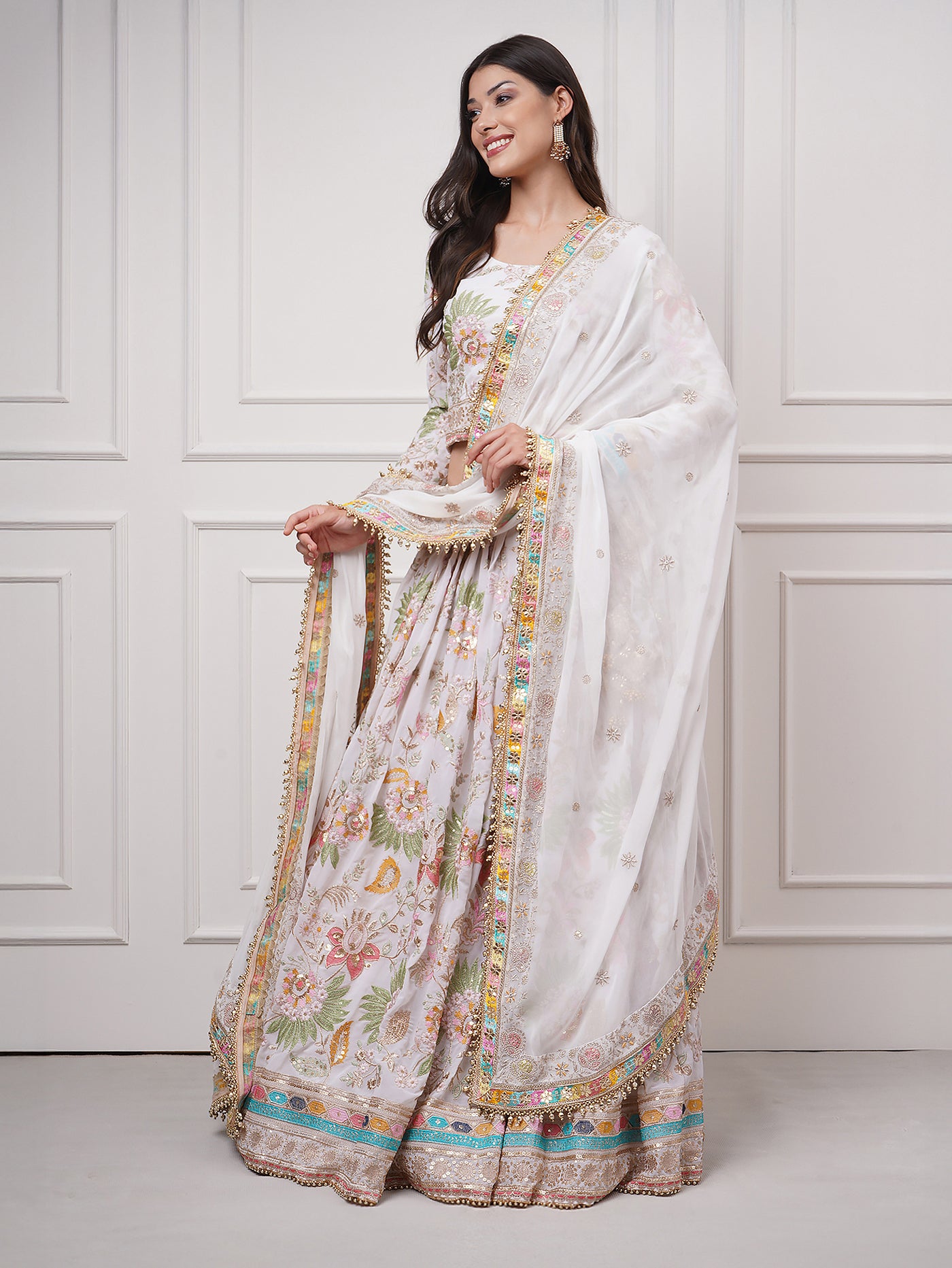 Eira Bloom Lehenga Set - ZahratLehenga