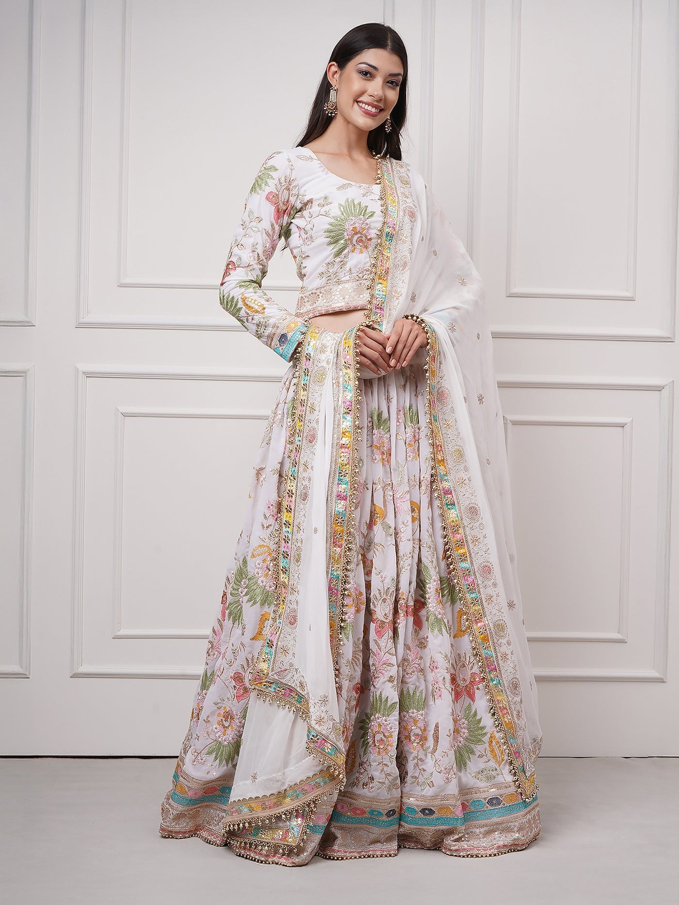 Eira Bloom Lehenga Set - ZahratLehenga