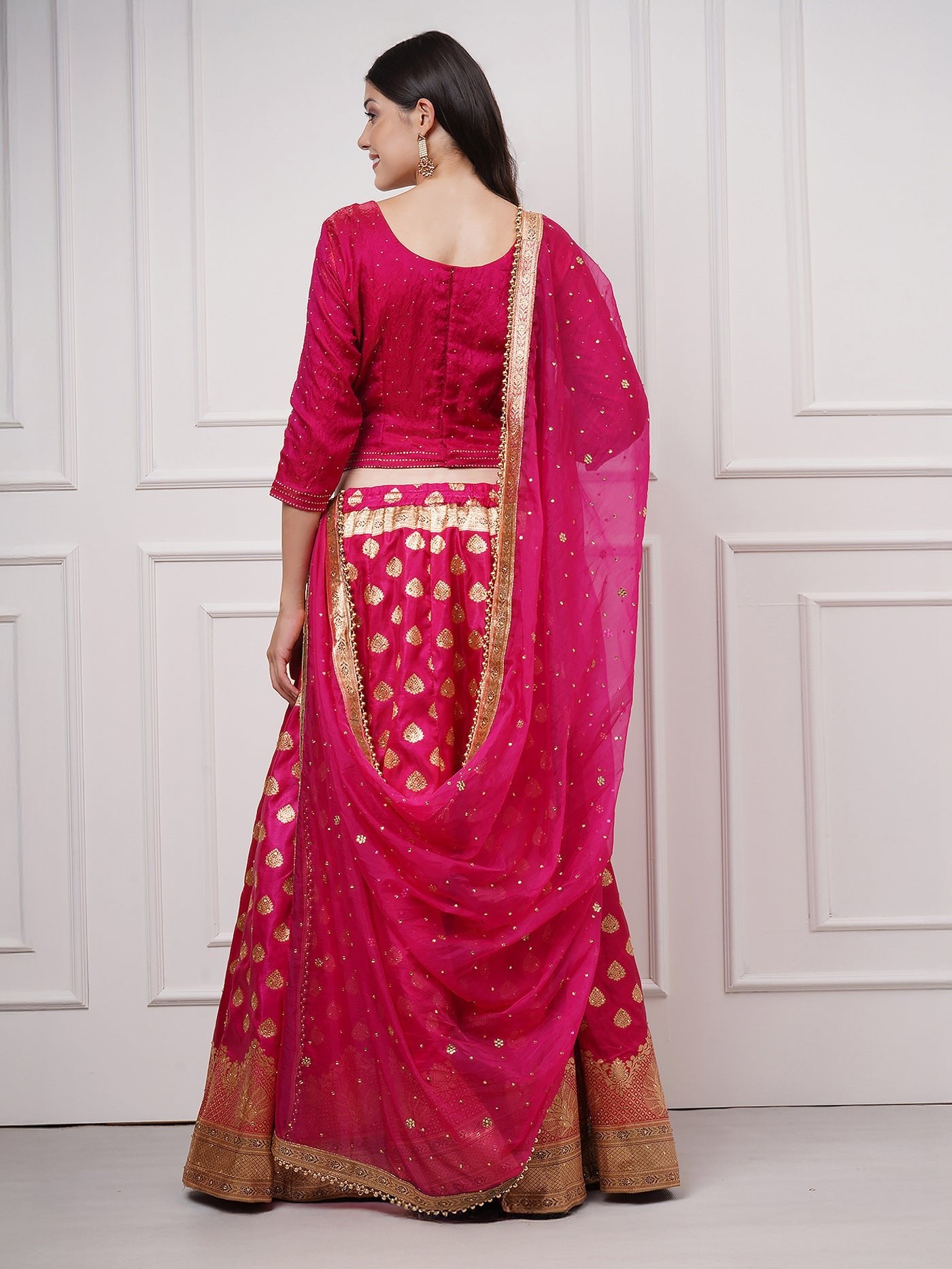 Fiorra Banarasi Lehenga Set - ZahratLehenga