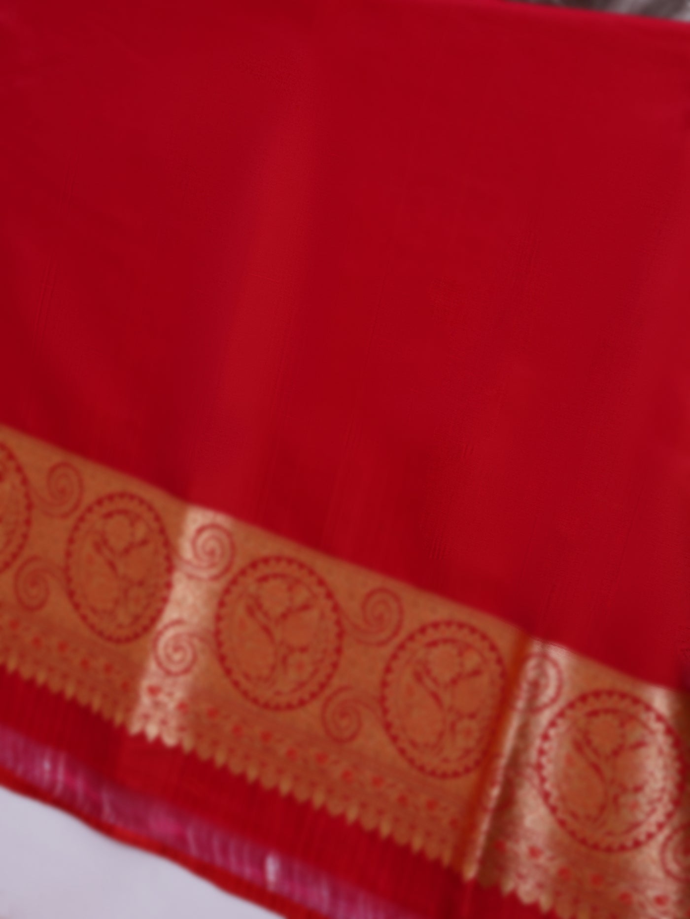 Arohi - Sunset Ember Saree - ZahratSaree