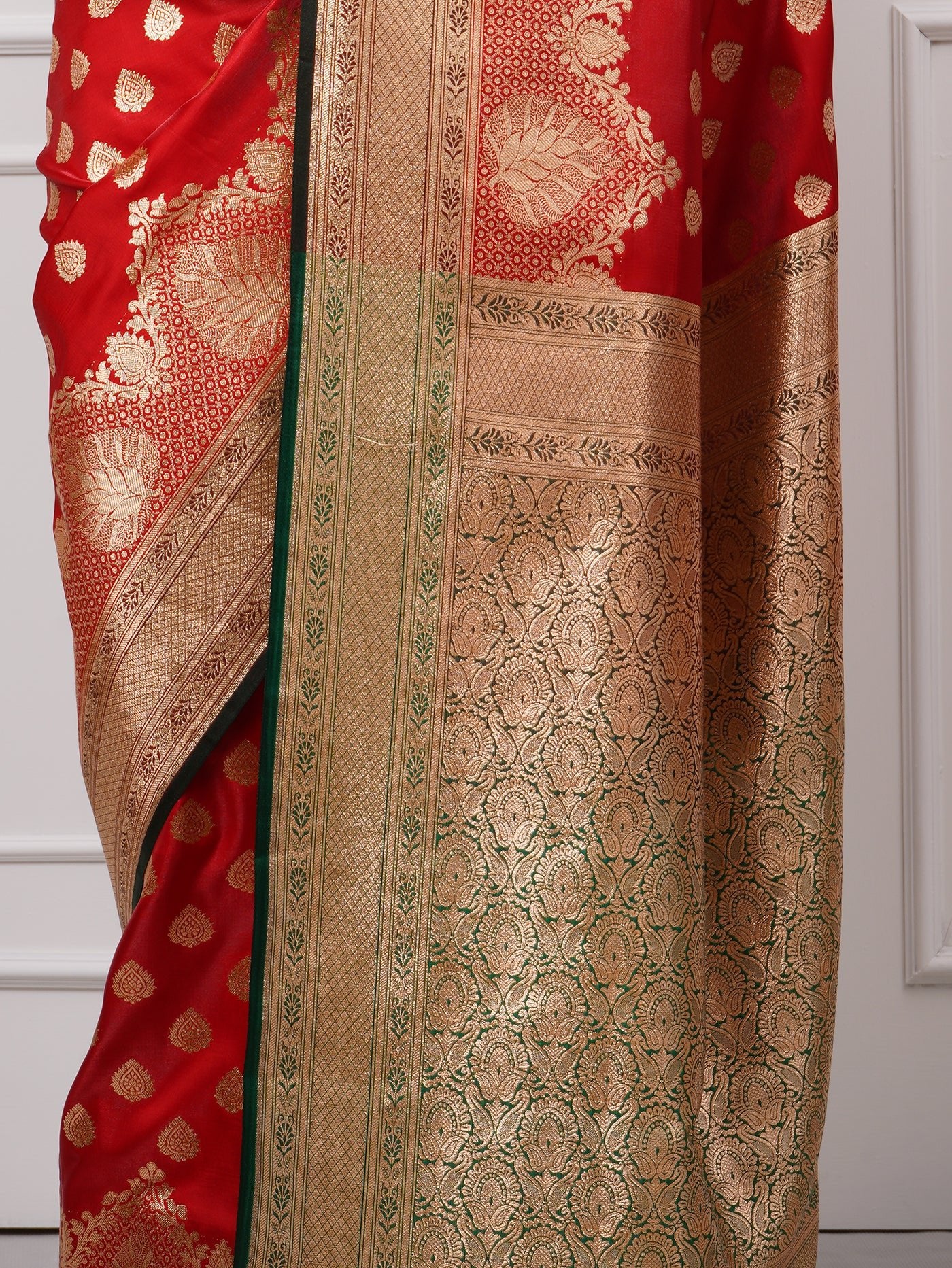 Heer — Vermilion Red Saree - ZahratSaree