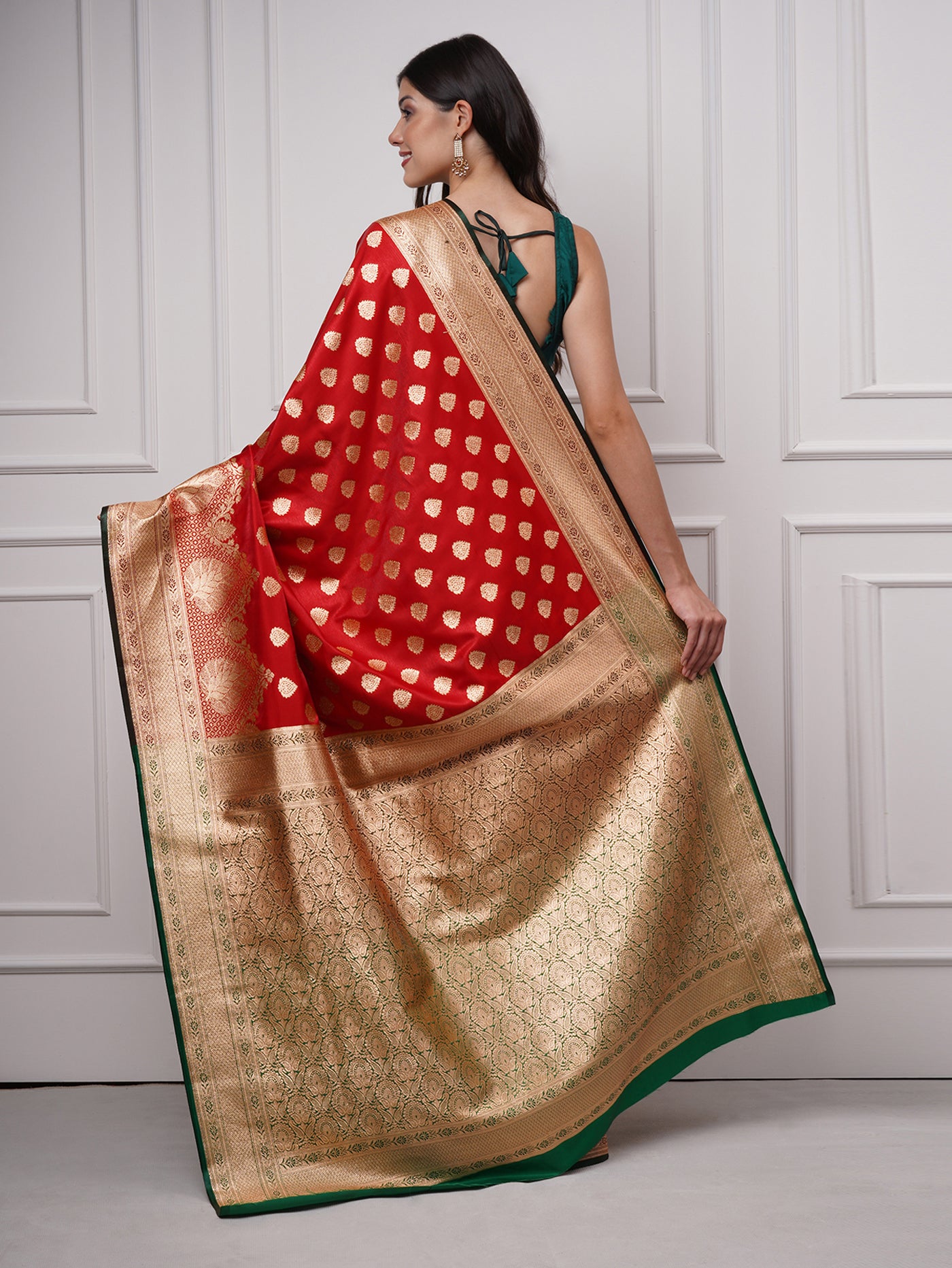 Heer — Vermilion Red Saree - ZahratSaree
