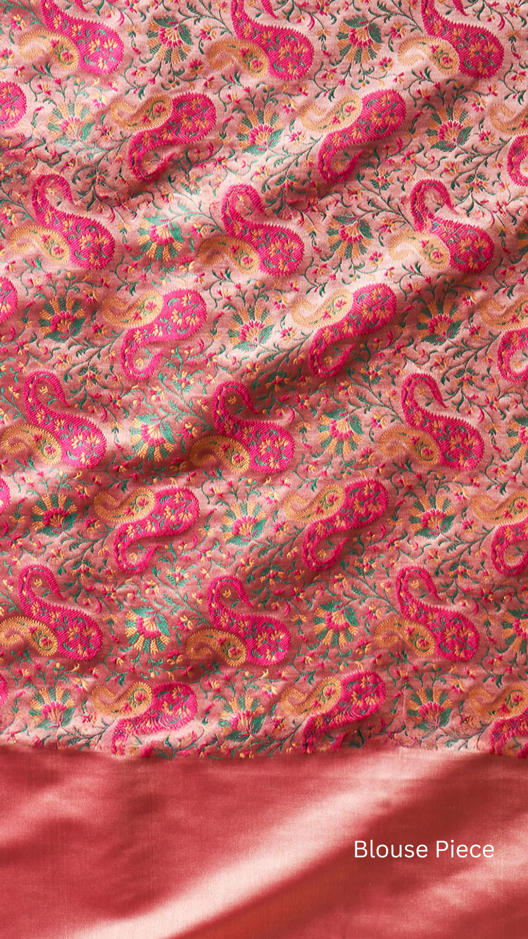 Mahveen – Blush Tanchui Saree by Zahrat