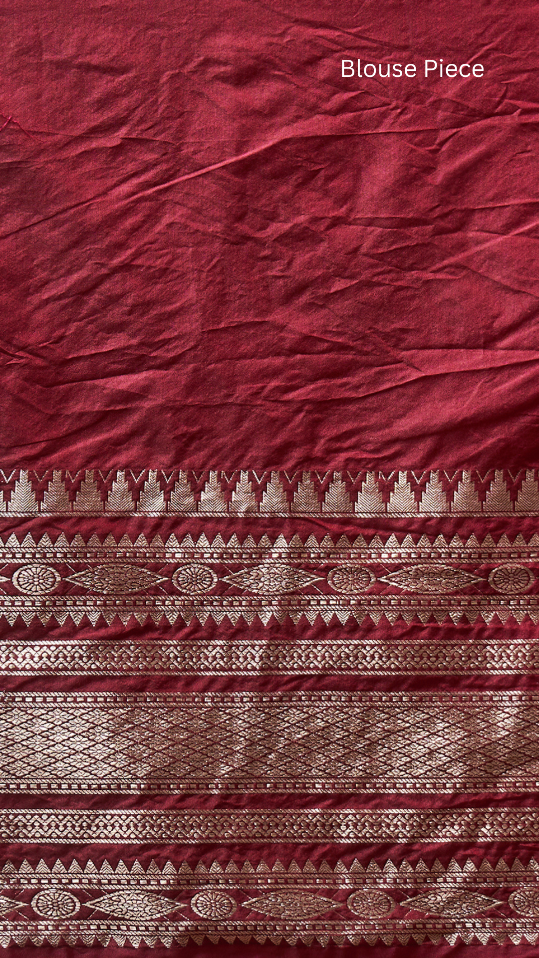 Navya – Light Peach Silk - Blend Saree by Zahrat