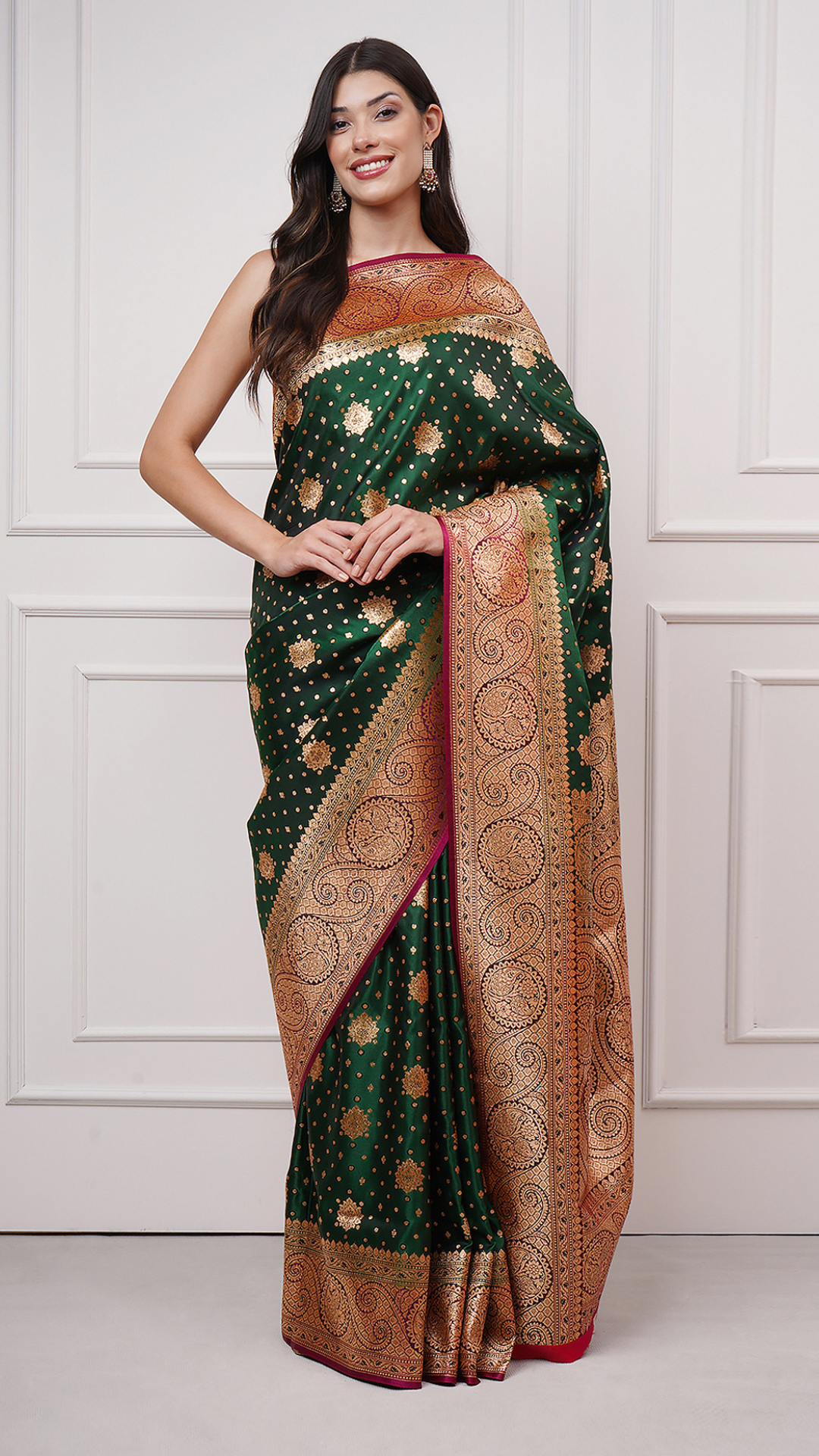Naytara – Emerald Grace Saree - ZahratSaree