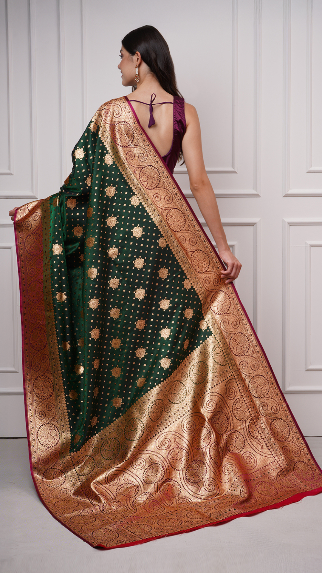 Naytara – Emerald Grace Saree - ZahratSaree