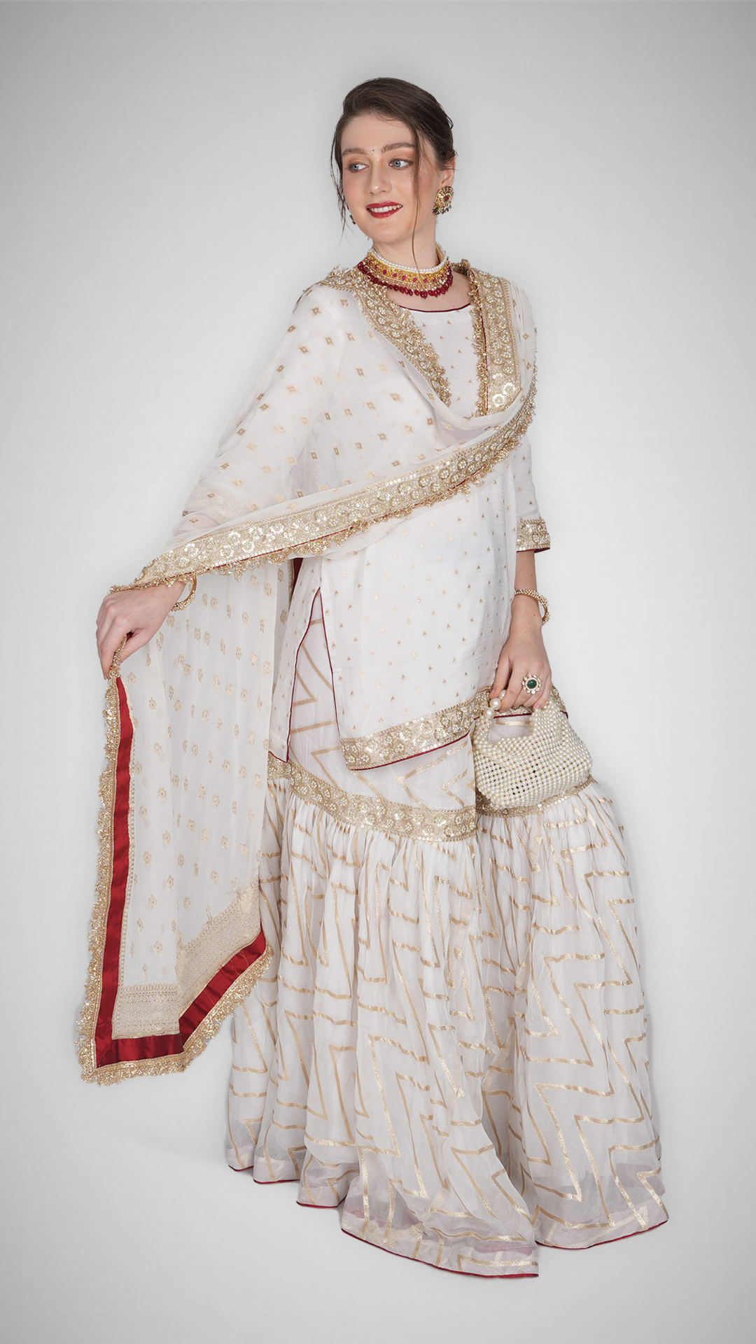 Limited Edition - Zahrat Noor - e - Taj Gharara Set - Zahrat Gharara