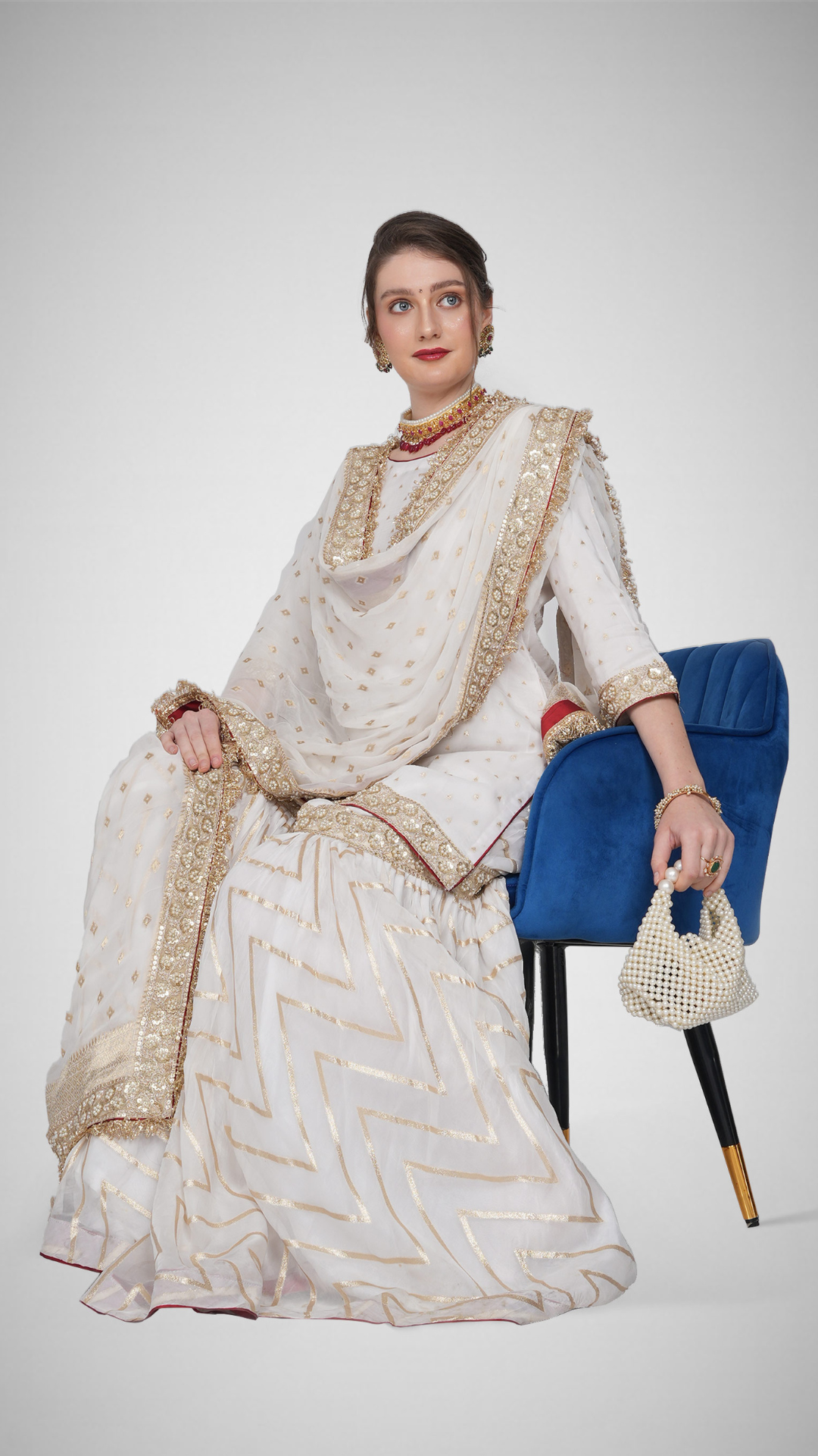 Limited Edition - Zahrat Noor - e - Taj Gharara Set - Zahrat Gharara
