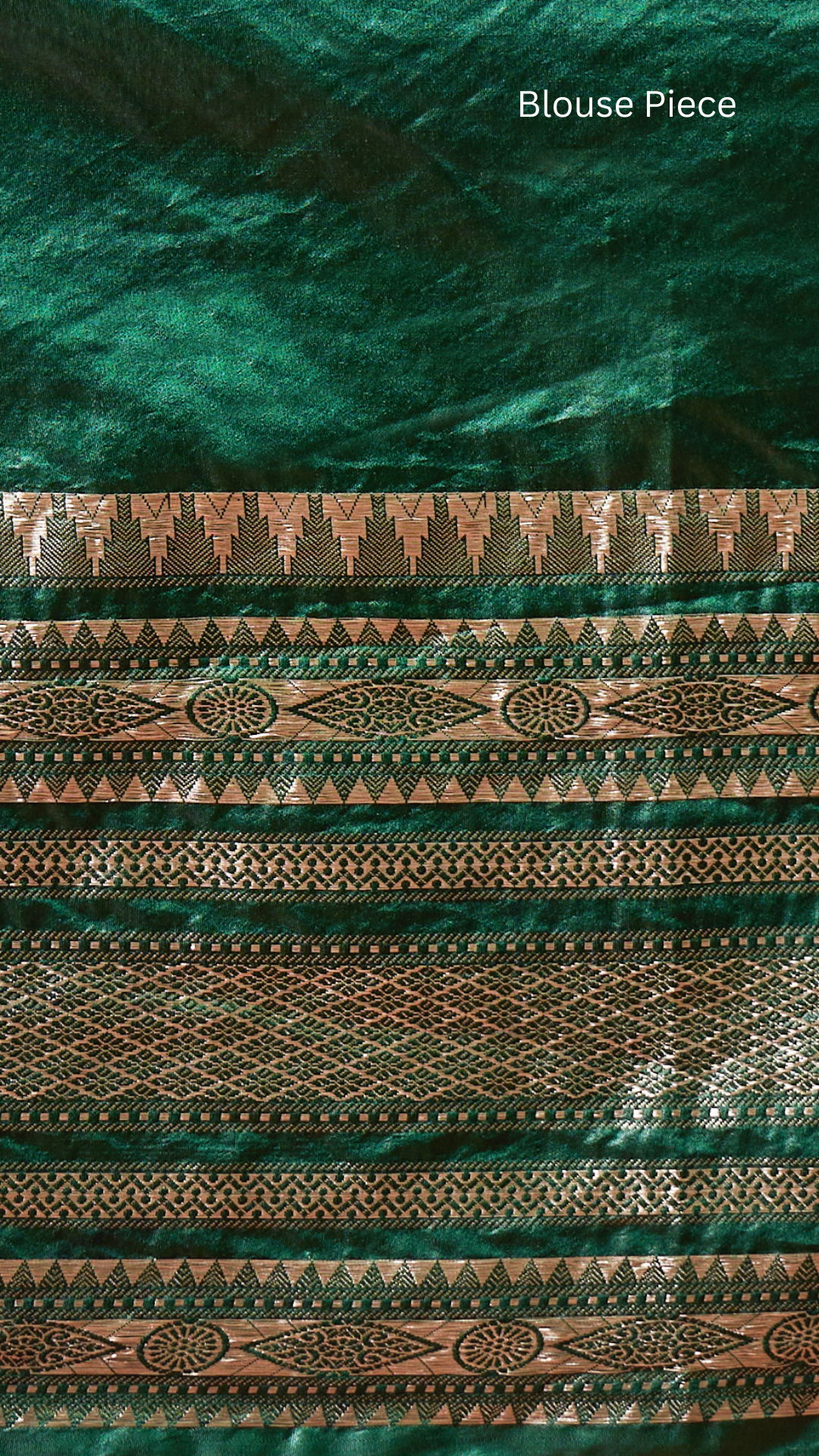 Olive Aura - Pistachio - Olive Green Silk - Blend Saree by Zahrat