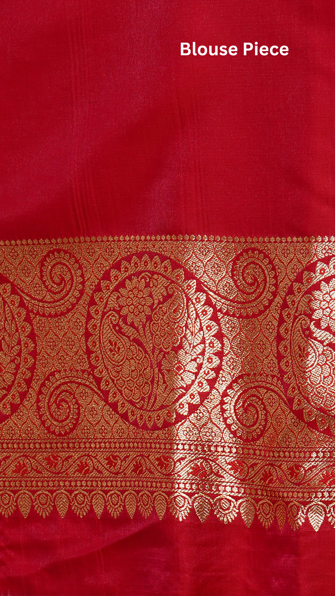 Unstitched blouse piece of Taraani – Midnight Sapphire Saree by Zahrat. 