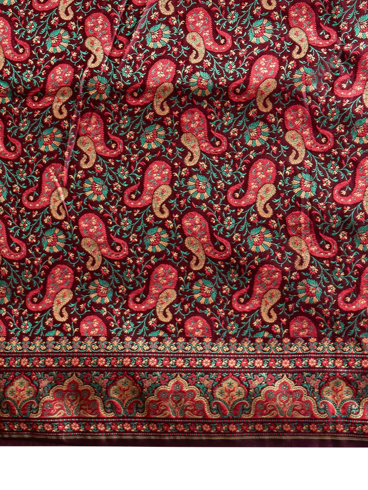 Rajvilasa – Maroon Valkalam Saree - ZahratSaree