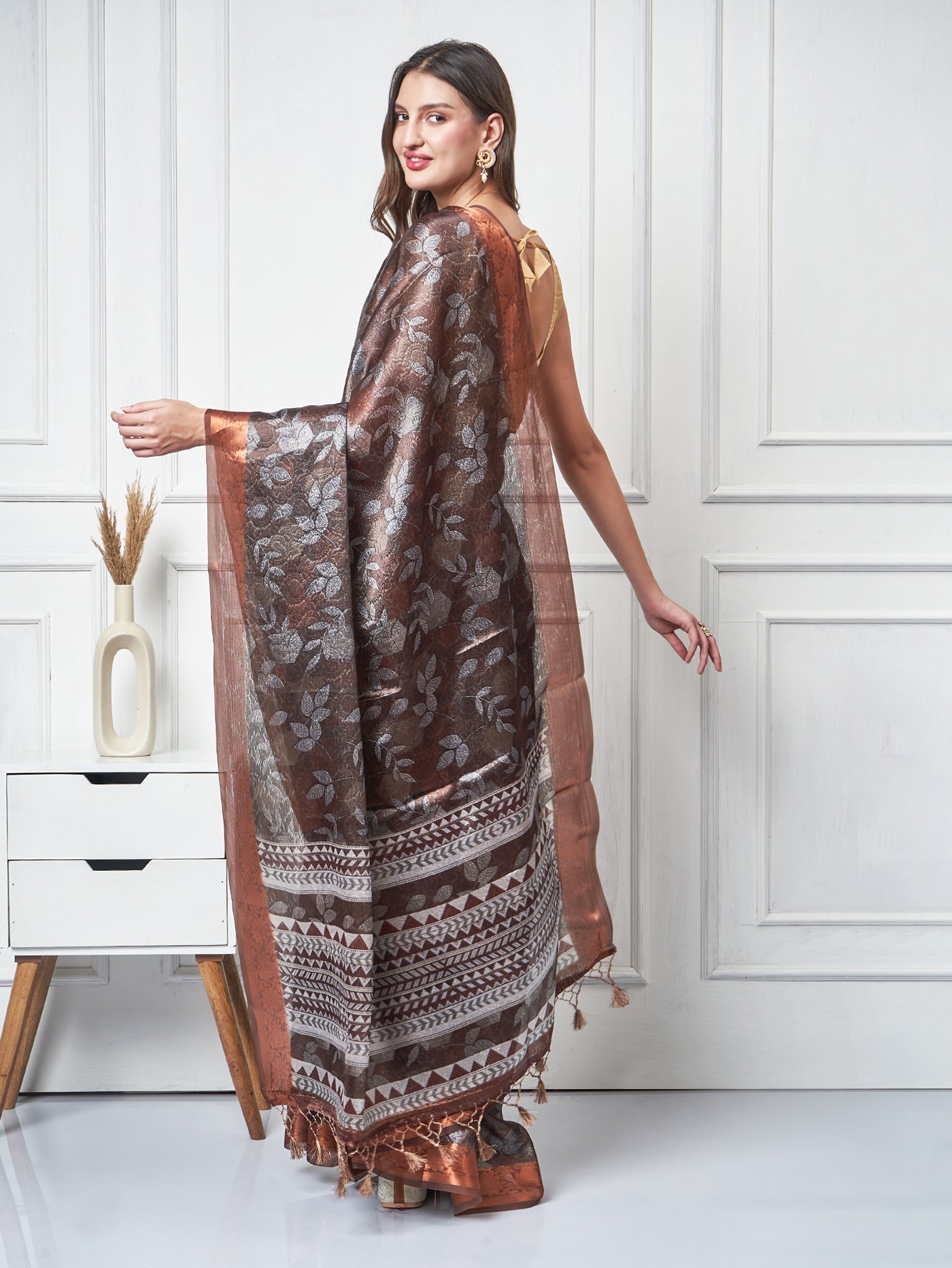 Aaranya – Woodland Printed Saree - ZahratSaree