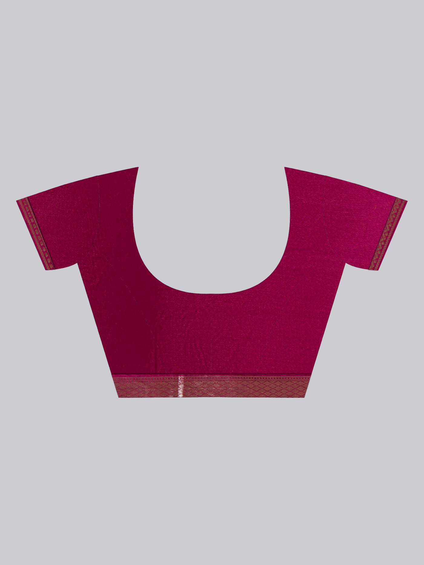 Ruhika - Pink silk blend saree with gold - silver zari - ZahratSaree