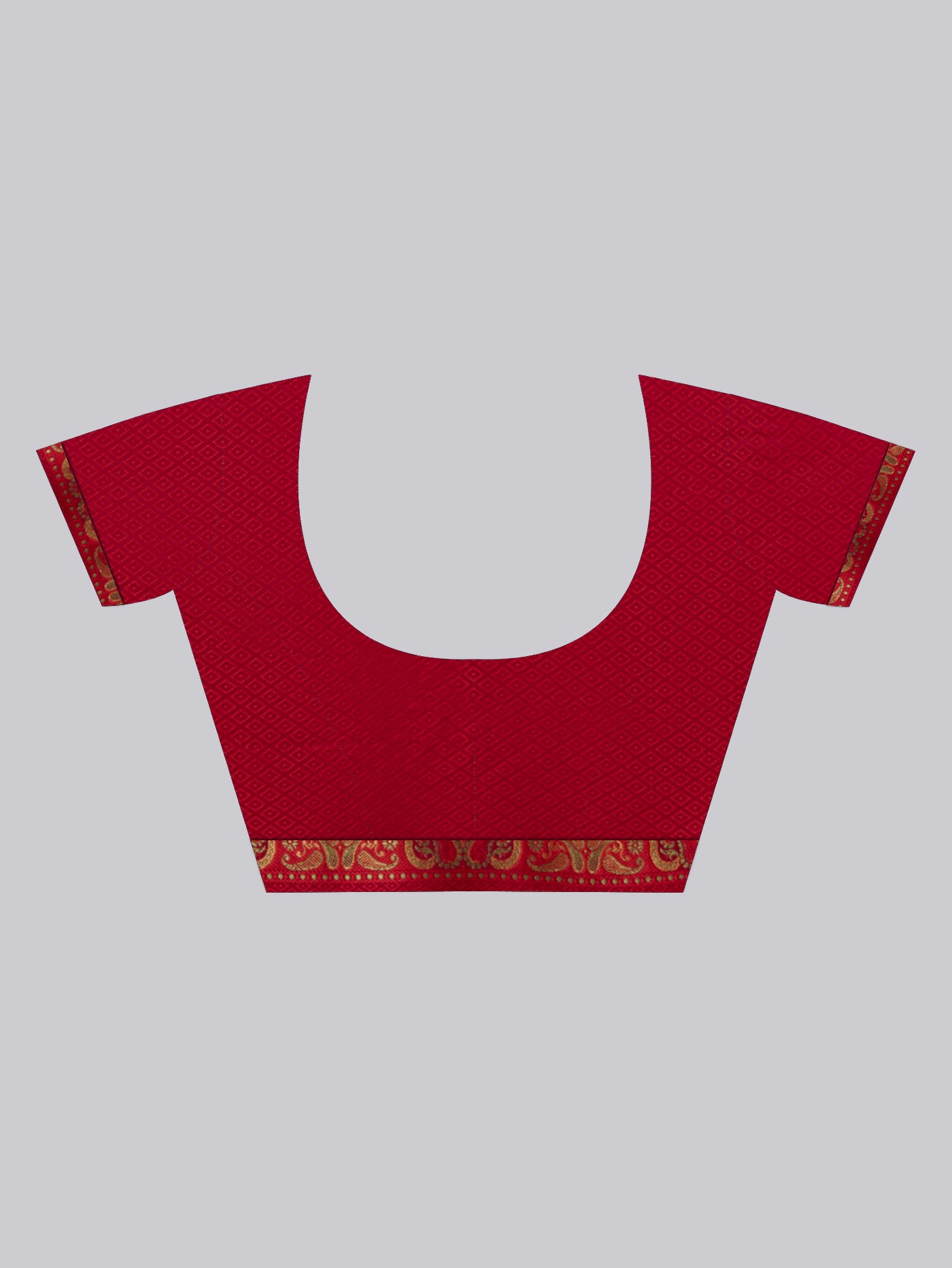 Rangmahal – Ruby Pink Tanchui Saree with Red & Gold Zari - ZahratSaree