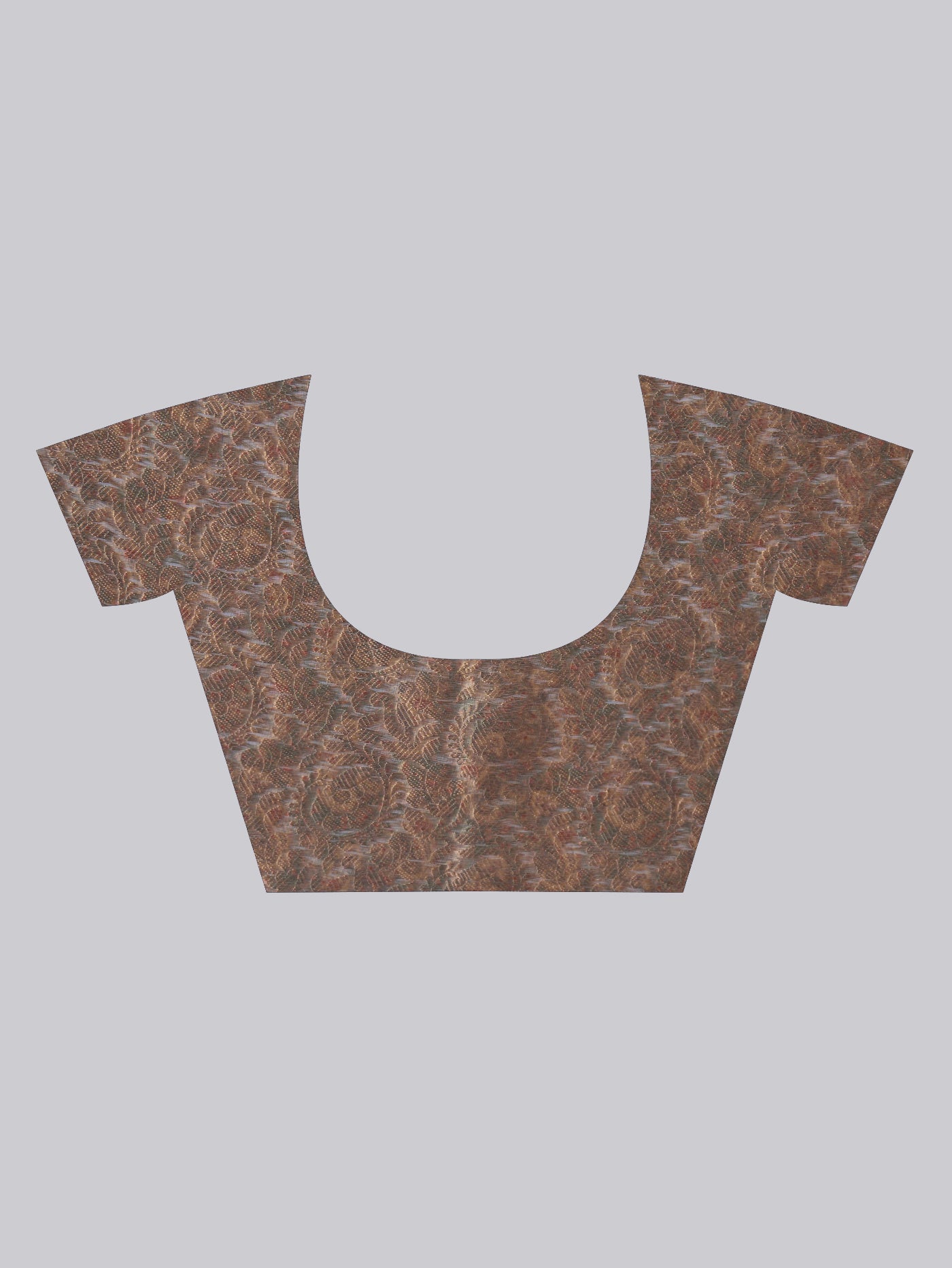 Aurelia Mist – Sky Blue - Grey Saree with Gold Ethnic Motifs & Zari Accents - ZahratSaree