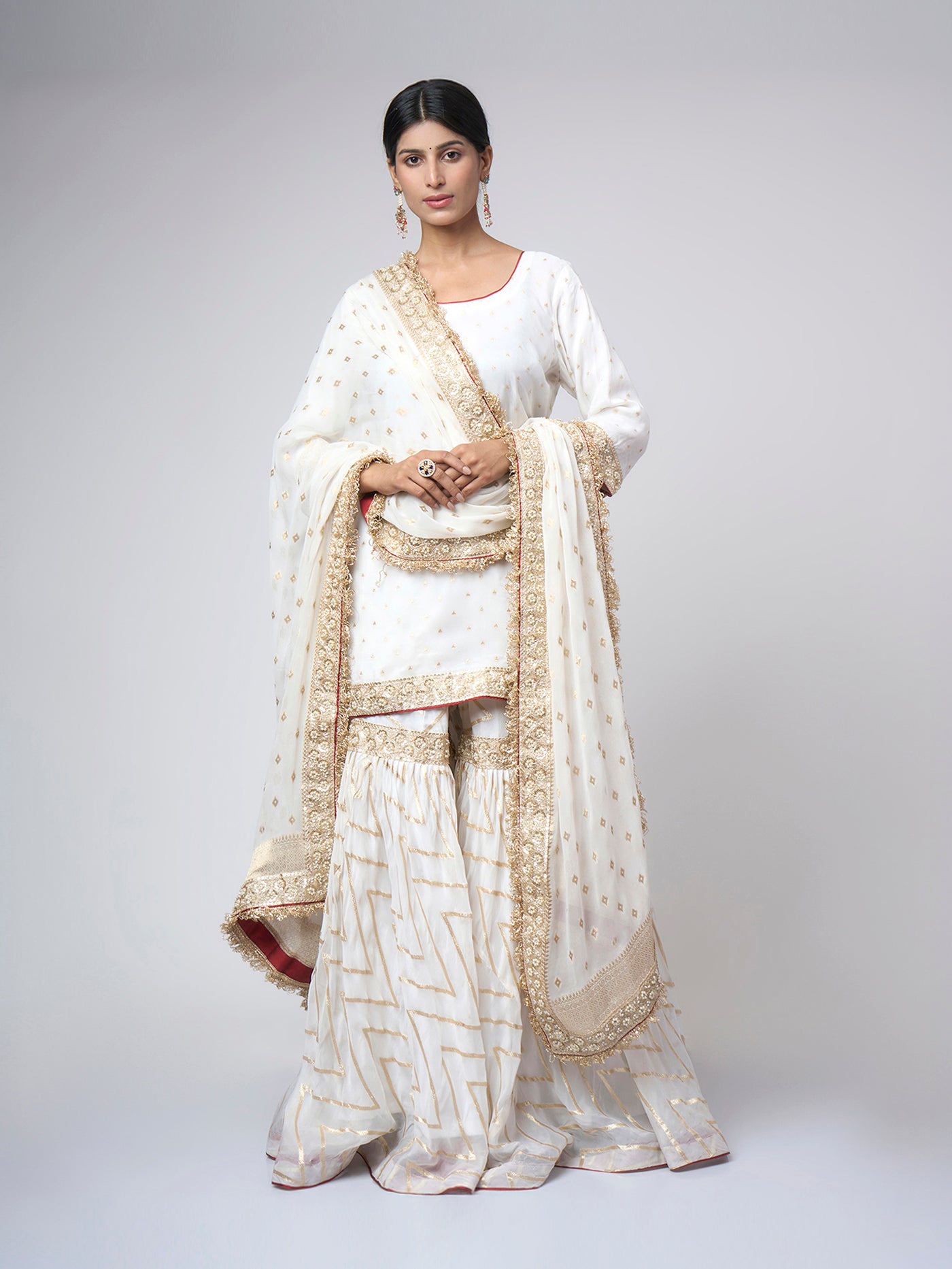 Limited Edition - Zahrat Noor - e - Taj Gharara Set - ZahratGharara