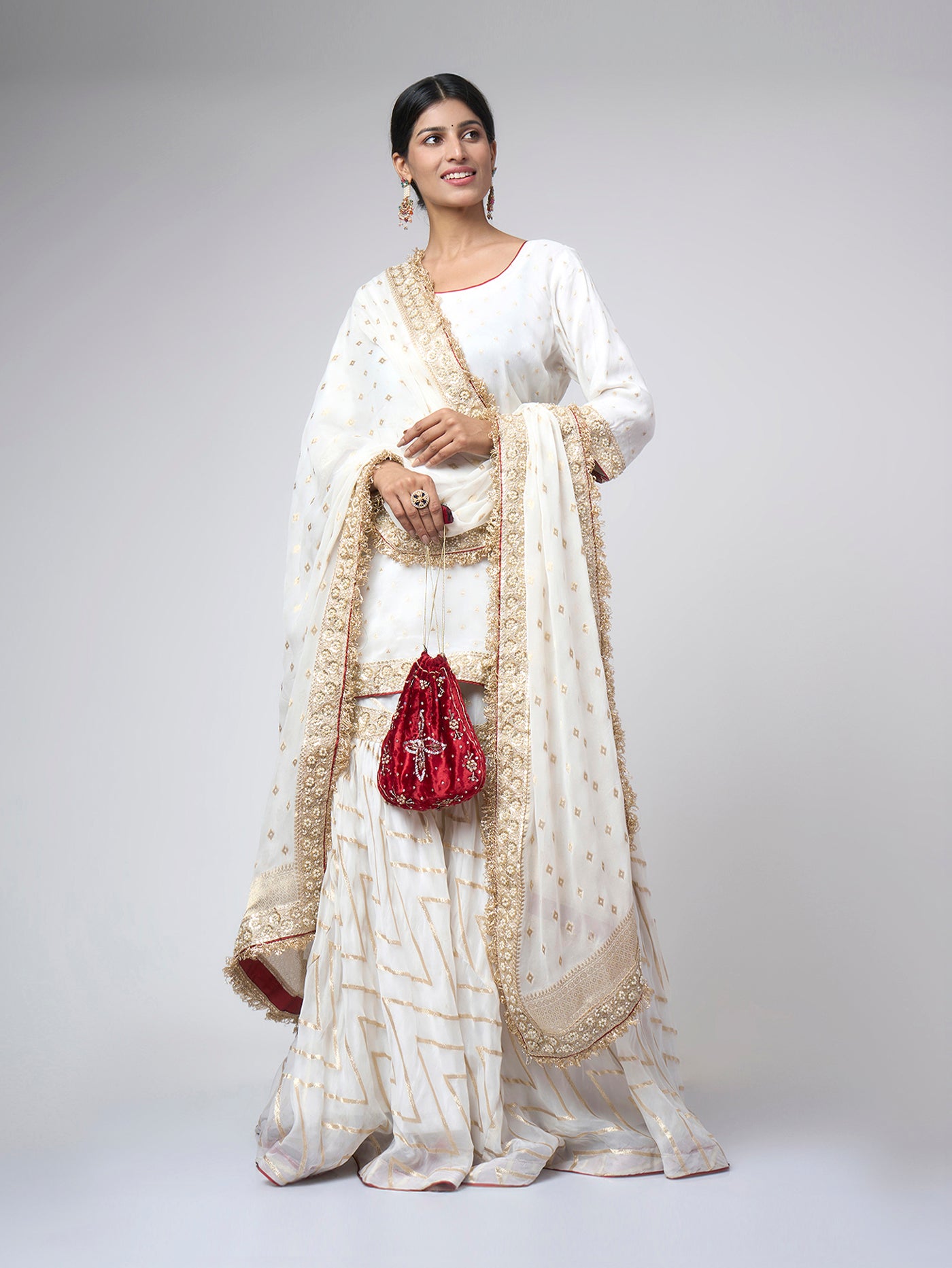 Limited Edition - Zahrat Noor - e - Taj Gharara Set - ZahratGharara
